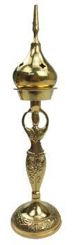 9" Goddess Brass Incense Burner - Nakhti By Kali J.N.S