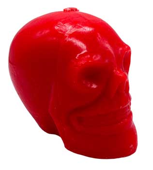 Red Skull Candle 3 1-2"