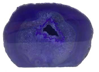 1.5-1.8# Geode Purple Agate Cut