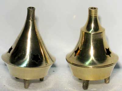 Brass Cone Incense Burner 2 1-4"