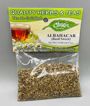 1-2oz Albahacar Chapis Tea (basil Sweet)