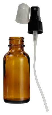 Amber Bottle With Spray 1 Oz - Nakhti By Kali J.N.S