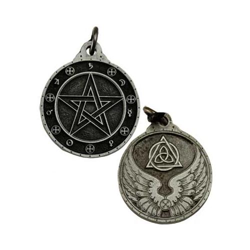Pentagram Talisman Silver Color