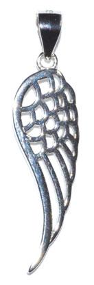 1 1-4" Angel Wing Sterling Pendant - Nakhti By Kali J.N.S