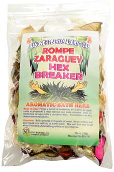 1 1-4oz Hex Breaker (rompe Zaraguey) Aromatic Bath Herb - Nakhti By Kali J.N.S