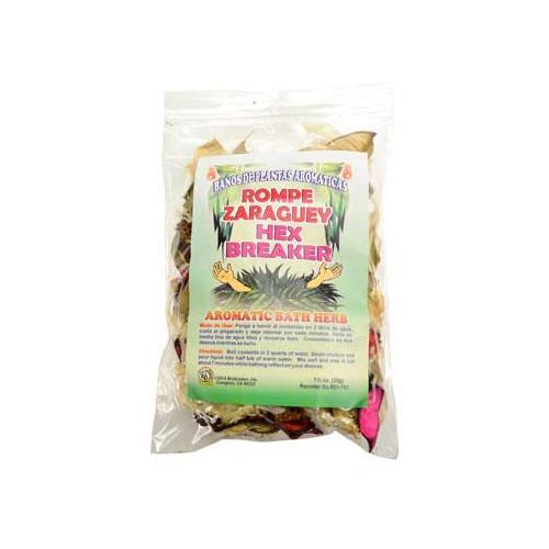 1 1-4oz Hex Breaker (rompe Zaraguey) Aromatic Bath Herb - Nakhti By Kali J.N.S