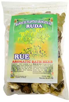 1 1-4oz Rue (ruda) Aromatic Bath Herb - Nakhti By Kali J.N.S