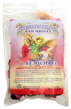 1 1-4oz St Michael (san Miguel) Aromatic Bath Herb - Nakhti By Kali J.N.S