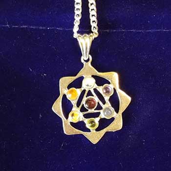 1 1-8" Yantra Chakra With Pouch - Nakhti By Kali J.N.S