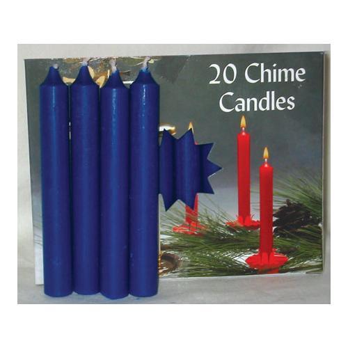 1-2" Dark Blue Chime Candle 20 Pack - Nakhti By Kali J.N.S