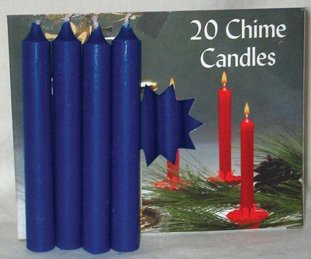 1-2" Dark Blue Chime Candle 20 Pack - Nakhti By Kali J.N.S