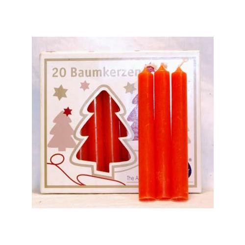 1-2" Orange Chime Candle 20 Pack - Nakhti By Kali J.N.S