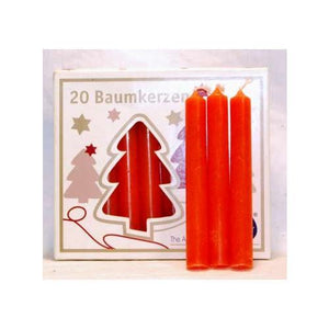 1-2" Orange Chime Candle 20 Pack - Nakhti By Kali J.N.S