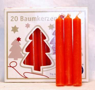 1-2" Orange Chime Candle 20 Pack - Nakhti By Kali J.N.S