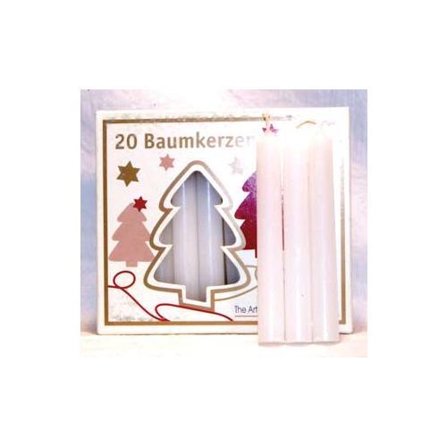 1-2" White Chime Candle 20 Pack - Nakhti By Kali J.N.S