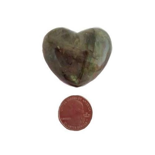 1 3-4" Labradorite Heart - Nakhti By Kali J.N.S