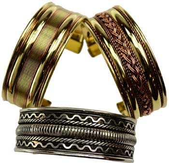 1" Assorted Two Tone Bracelet - Nakhti By Kali J.N.S