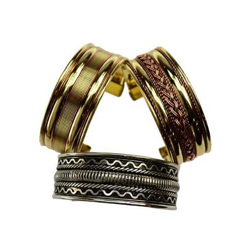 1" Assorted Two Tone Bracelet - Nakhti By Kali J.N.S