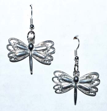 1" Dragonfly Earrings - Nakhti By Kali J.N.S