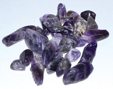 1 Lb Amethyst, Chevron Tumbled Chips - Nakhti By Kali J.N.S