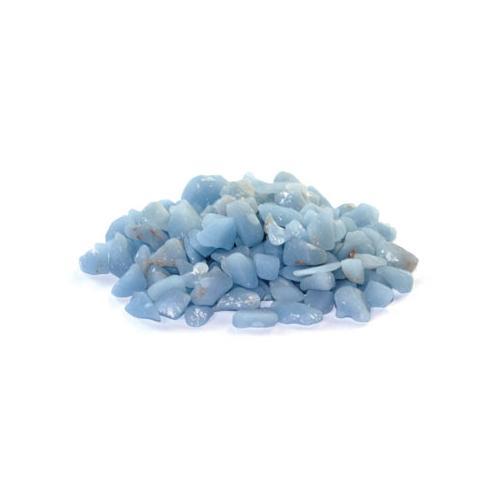 1 Lb Angelite Tumbled Chips 5-7mm - Nakhti By Kali J.N.S