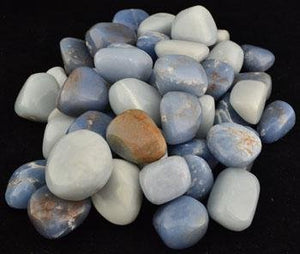 1 Lb Angelite Tumbled Stones - Nakhti By Kali J.N.S