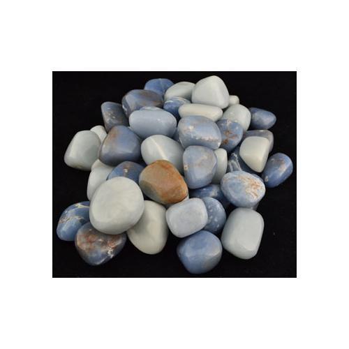 1 Lb Angelite Tumbled Stones - Nakhti By Kali J.N.S