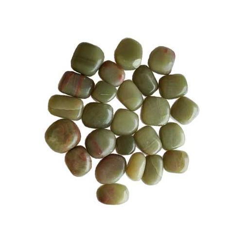 1 Lb Aragonite, Green Tumbled Stones - Nakhti By Kali J.N.S