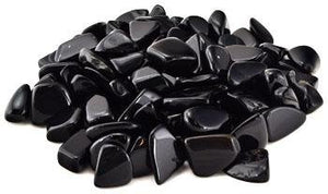 1 Lb Black Obsidian Tumbled Stones - Nakhti By Kali J.N.S