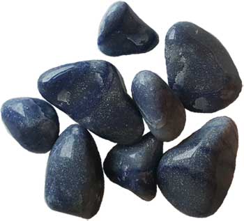 1 Lb Blue Aventurine Tumbled Stones - Nakhti By Kali J.N.S