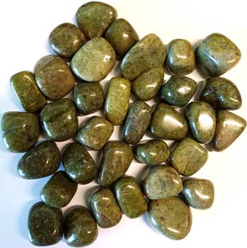 1 Lb Epidote Tumbled Stones - Nakhti By Kali J.N.S