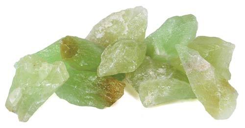 1 Lb Green Calcite Untumbled Stones - Nakhti By Kali J.N.S