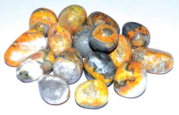1 Lb Jasper, Bumble Bee Tumbled Stones - Nakhti By Kali J.N.S