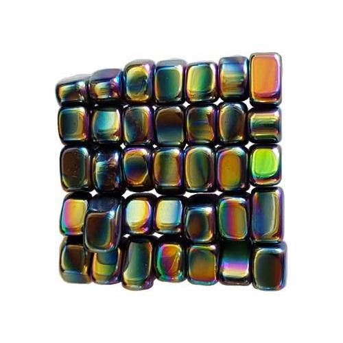 1 Lb Magnetic Hematite Rainbow Tumbled Stones - Nakhti By Kali J.N.S