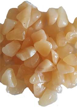 1 Lb Orange Calcite Tumbled Stones - Nakhti By Kali J.N.S