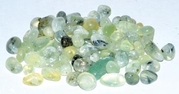 1 Lb Prehnite, Green Tumbled Chips 6-8mm - Nakhti By Kali J.N.S