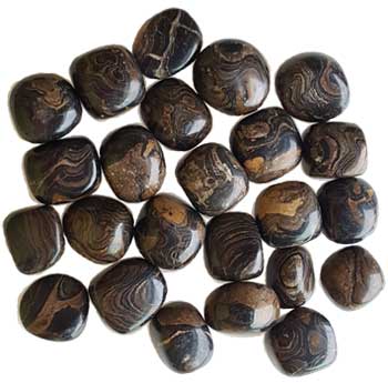 1 Lb Stromatolite (onyx Brown) Tumbled Stones - Nakhti By Kali J.N.S