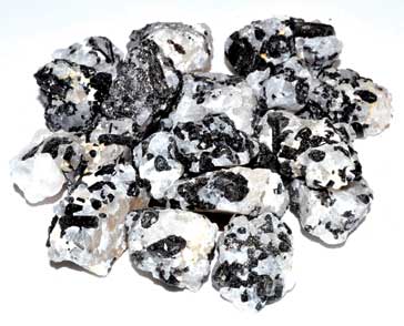 1 Lb Tourmaline With Mini Quartz Tumbled Stones - Nakhti By Kali J.N.S