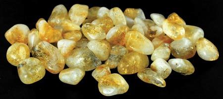 1 Lb Tumbled Citrine Stones - Nakhti By Kali J.N.S