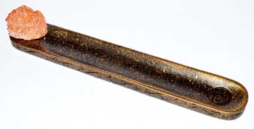 10" Orange Crystal Burner - Nakhti By Kali J.N.S