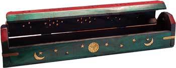 12" Multi Color Sun & Moon Flip Top Ash Catcher - Nakhti By Kali J.N.S