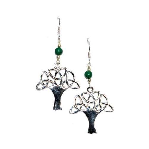 1.25" Tree Malachite Earrings - Nakhti By Kali J.N.S