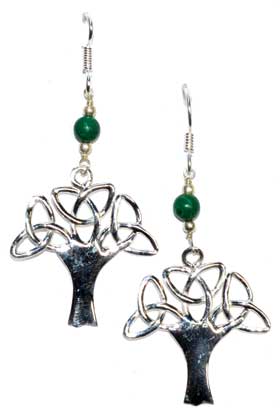 1.25" Tree Malachite Earrings - Nakhti By Kali J.N.S