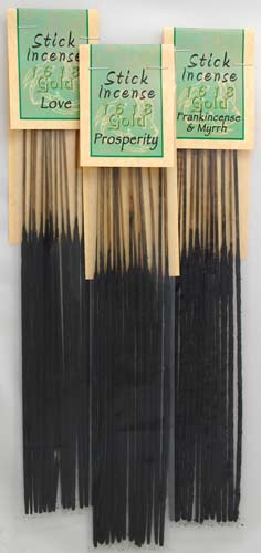 13 Pack Amber Stick Incense - Nakhti By Kali J.N.S