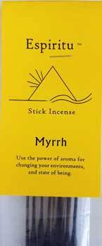 13 Pack Myrrh Stick Incense - Nakhti By Kali J.N.S