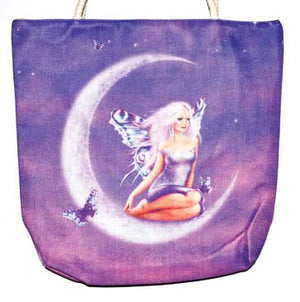 14" X 16" Fairy Jute Tote Bag - Nakhti By Kali J.N.S