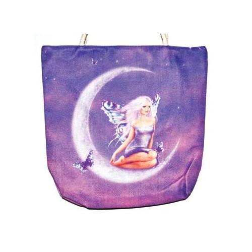 14" X 16" Fairy Jute Tote Bag - Nakhti By Kali J.N.S