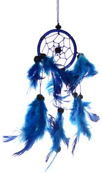 2 1-2" Blue Dream Catcher - Nakhti By Kali J.N.S
