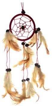 2 1-2" Brown Dream Catcher - Nakhti By Kali J.N.S