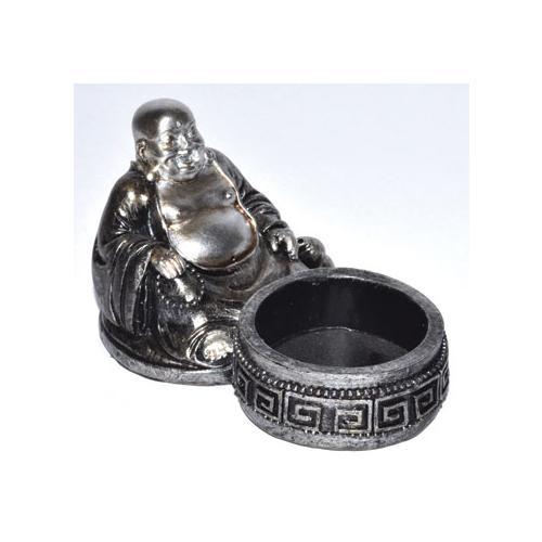 2 1-2" Happy Buddha Tealight Holder - Nakhti By Kali J.N.S